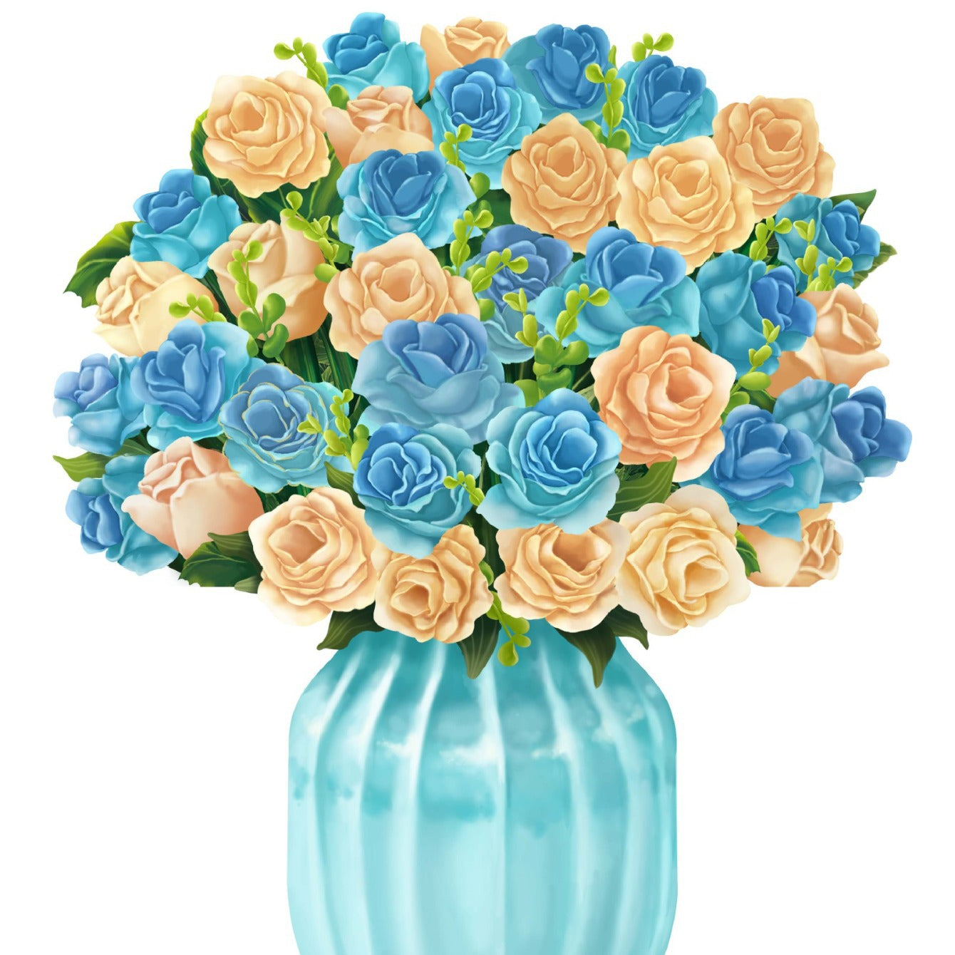 Bloomski™ – 3D-Pop-up-Blumensträuße